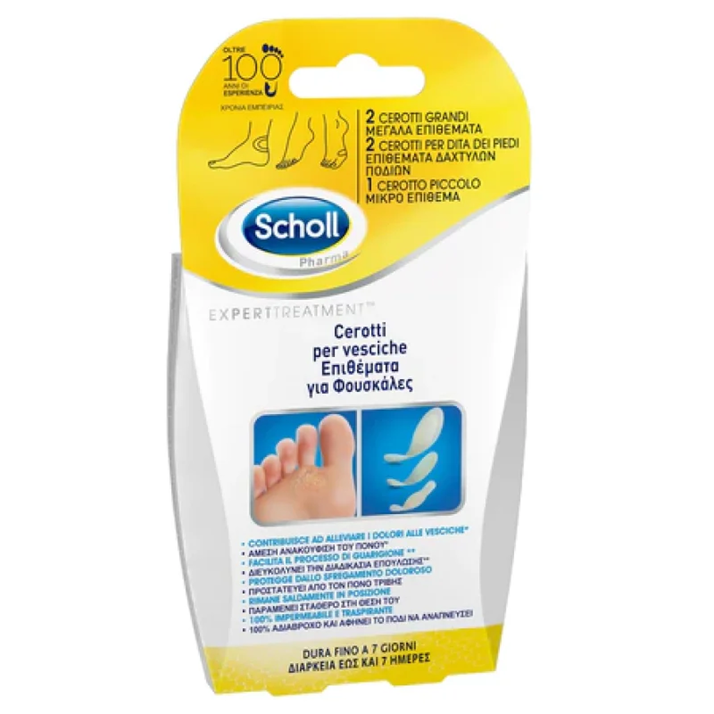 Scholl Cerotti Vesciche Misure Diverse 5 Pezzi, , large