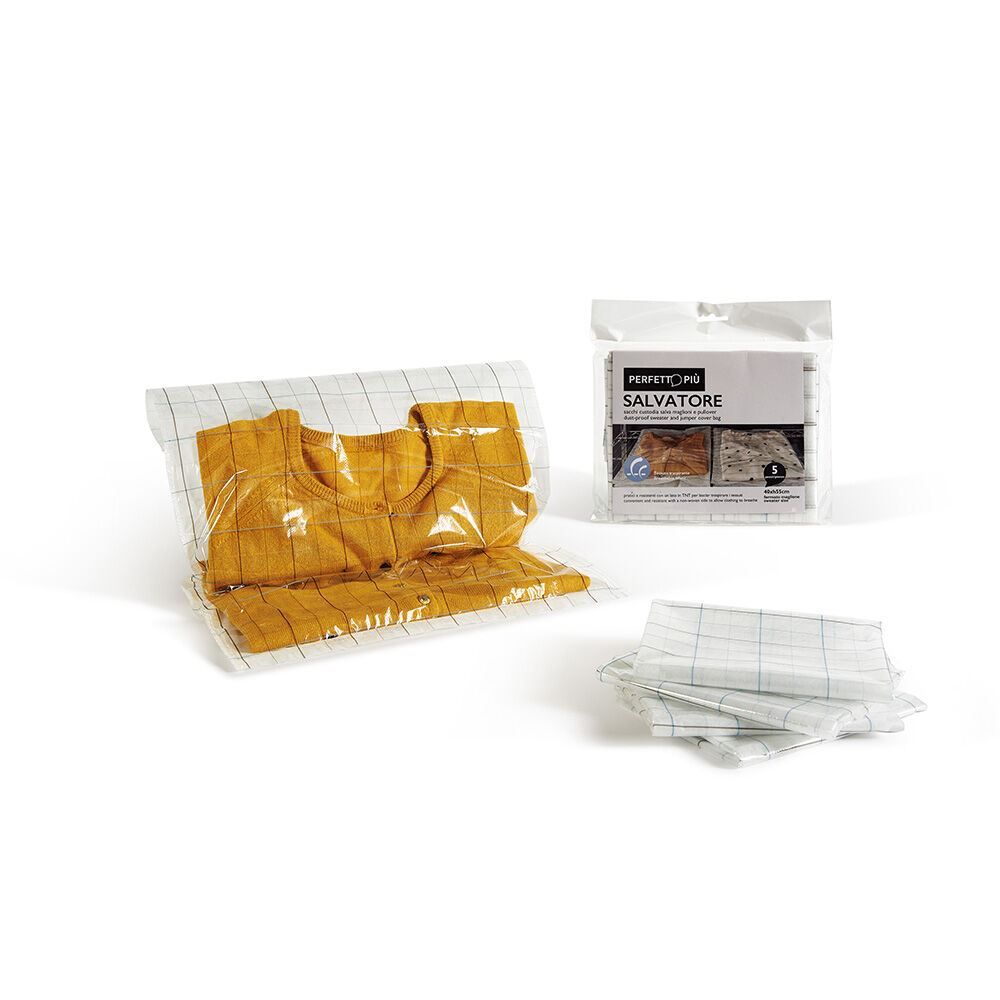 La Piacentina Sacco Custodia in TNT per Indumenti - Confezione da 5 pezzi, , large