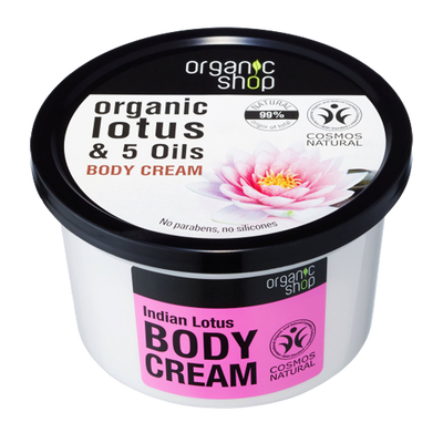 Organic Shop Indian Lotus Crema Corpo 250 ml