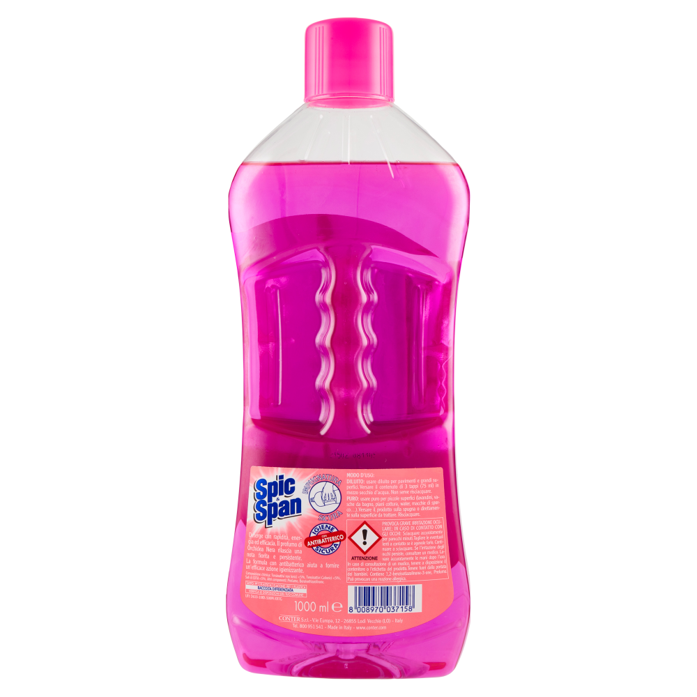 Spic & Span Pavimenti Orchidea Nera 1000 ml, , large