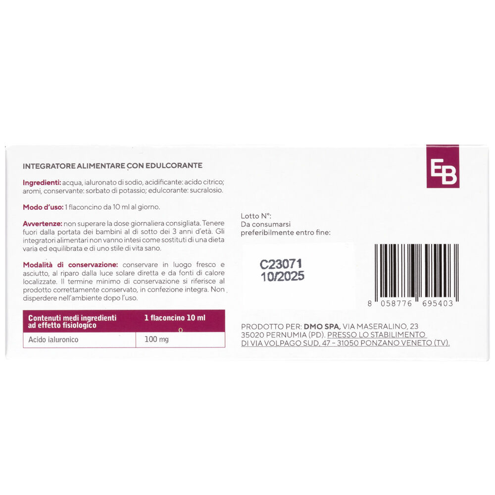 Essere Benessere Integratori Acido Ialuronico 10 Flaconcini , , large