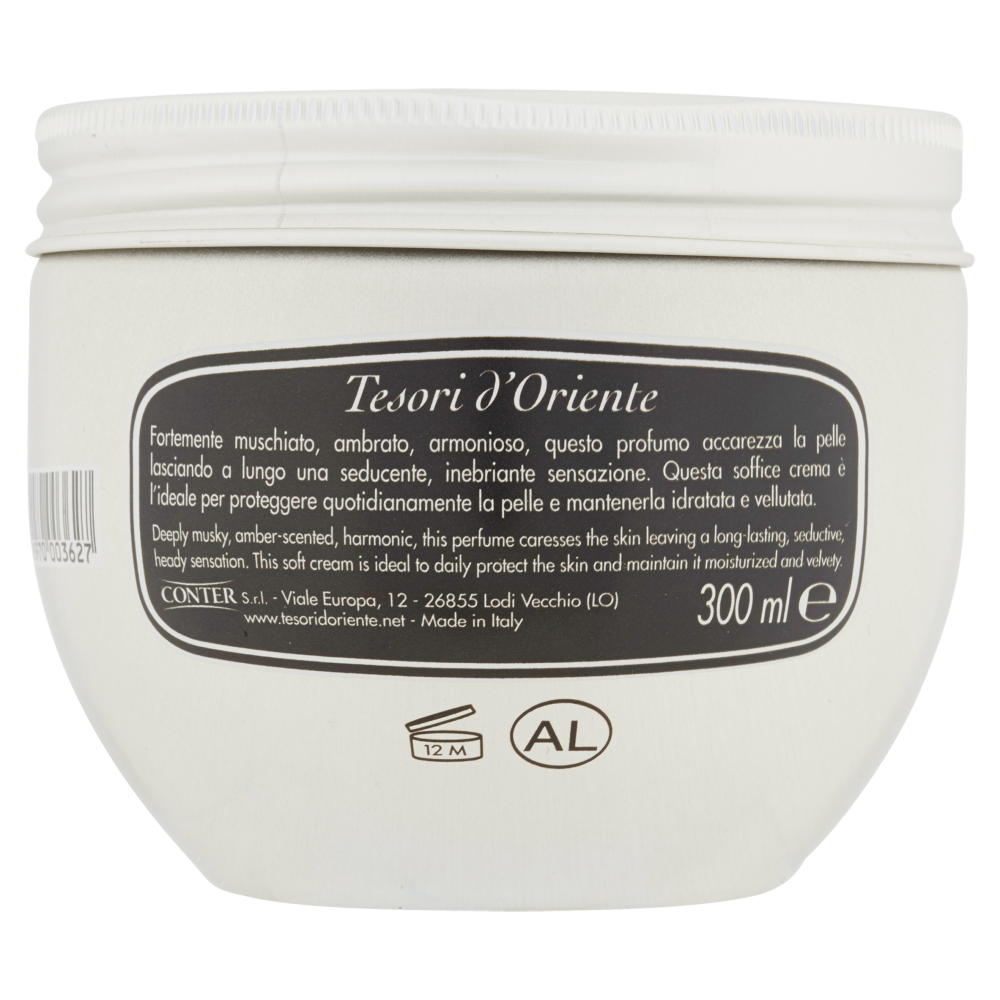 Tesori d'Oriente Muschio Bianco Crema Corpo Aromatica 300 ml, , large