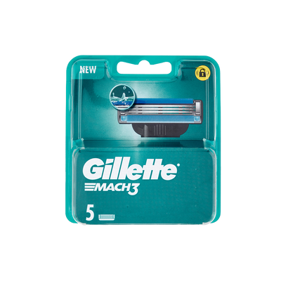 Gillette Mach3 Lame Standard x5 Ricariche