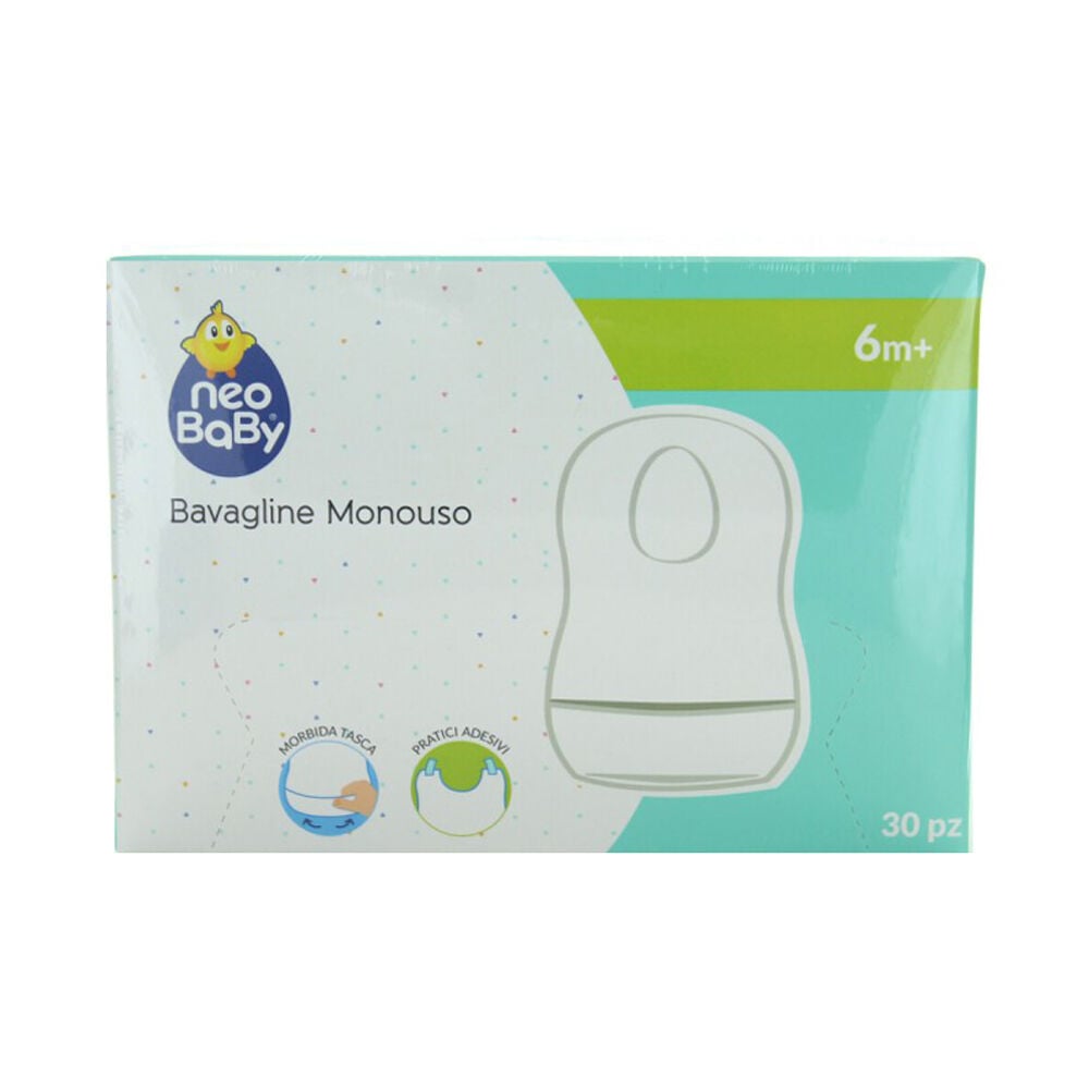 Neo Baby Bavagline Monouso 6m+ 30 Pezzi, , large