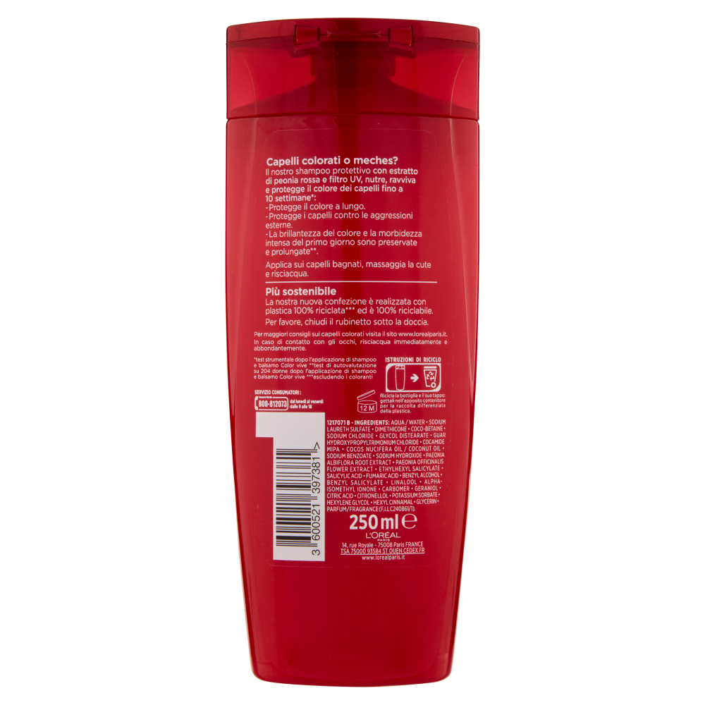 Elvive Color Vive Shampoo  2in1 Protezione Colore 250 ml, , large
