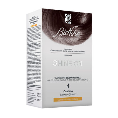 Bionike Shine On Trattamento Colorante Capelli Castano N.4
