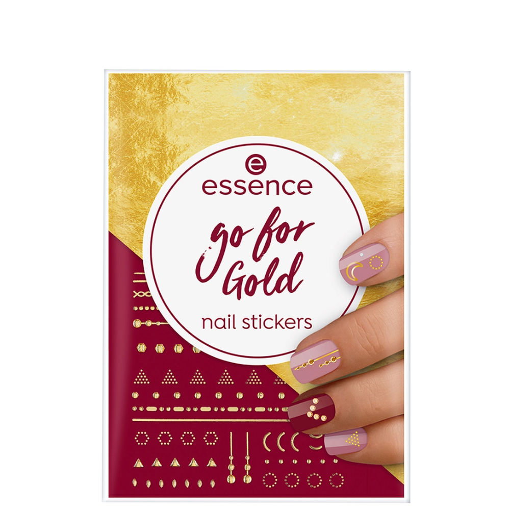Essence Go For Gold Adesivi Unghie Oro 74 Pezzi, , large