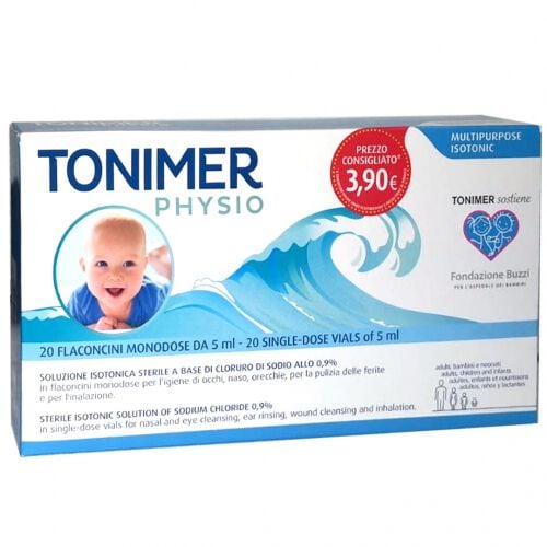 Tonimer Physio Soluzione Isotonica Multifunzione 60 Flaconcini Monodose - Immagine 10
