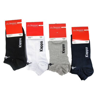 Kappa Fantasmino in Cotone Bianco 2 Paia Taglia 42/44