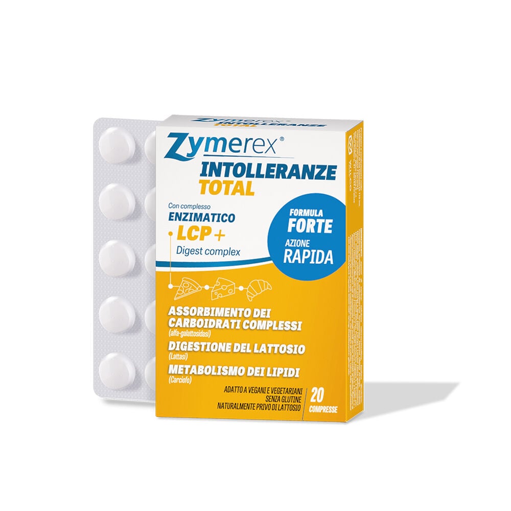 Zymerex Intolleranze Total 20 Compresse - Integratore Per La Funzione Digestiva - Immagine 8