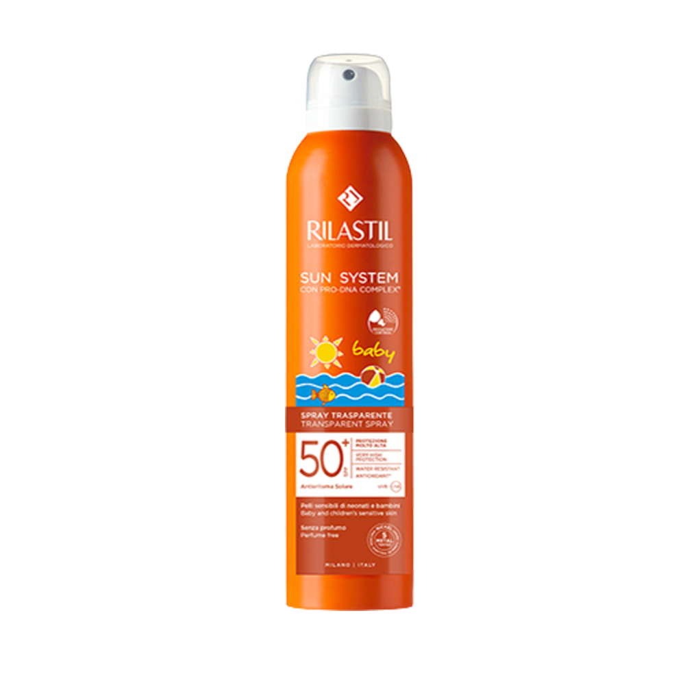 Rilastil Sun System Baby Spray Trasparente SPF50+ 200 ml, , large