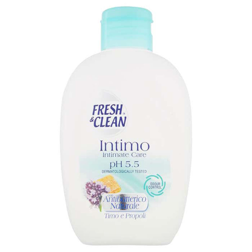 Fresh & Clean Intimo pH 5.5 con Antibatterico Naturale Timo e Propoli 200 ml, , large