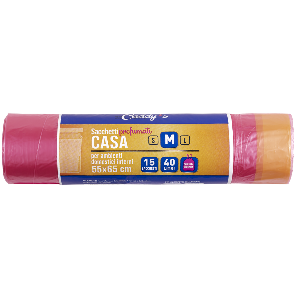 Caddy's Sacchetti Profumati M Rosa 55x65 15 Pezzi, , large