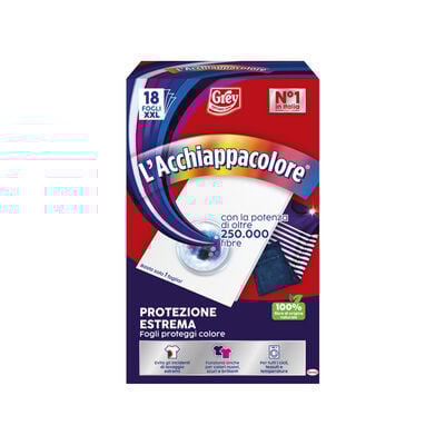 Grey L'Acchiappacolore Protezione Estrema 18 Fogli XXL	