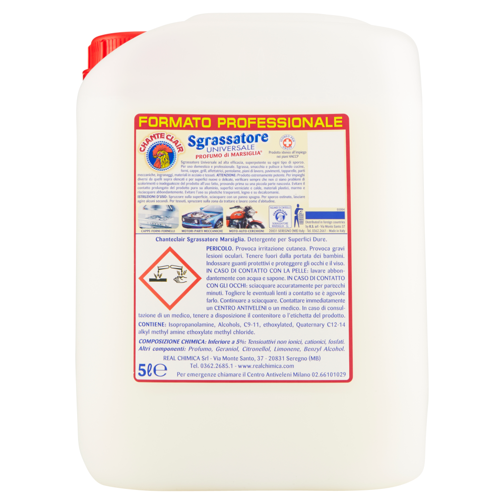 Chanteclair Sgrassatore Marsiglia 5000 ml - -