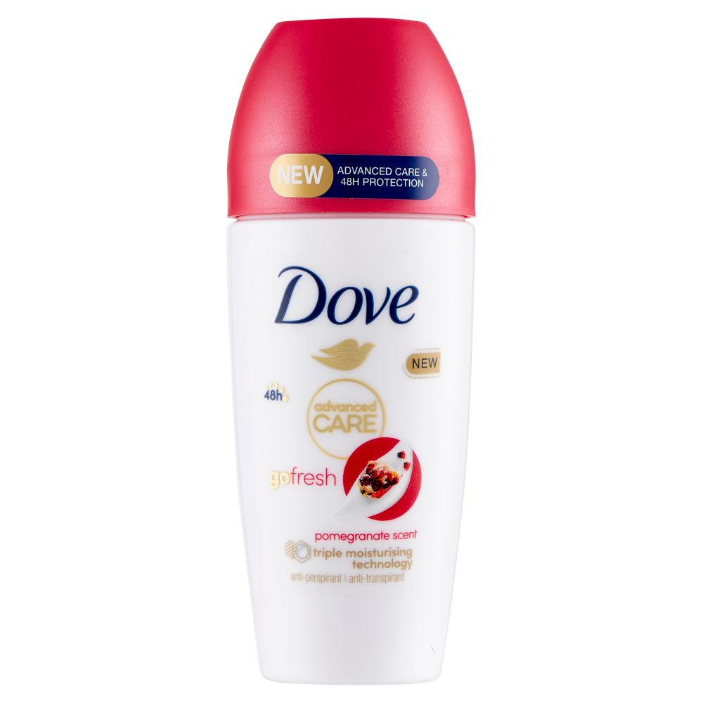 Dove Go Fresh Deodorante Roll-On Melograno 50 ml - - - Immagine 1