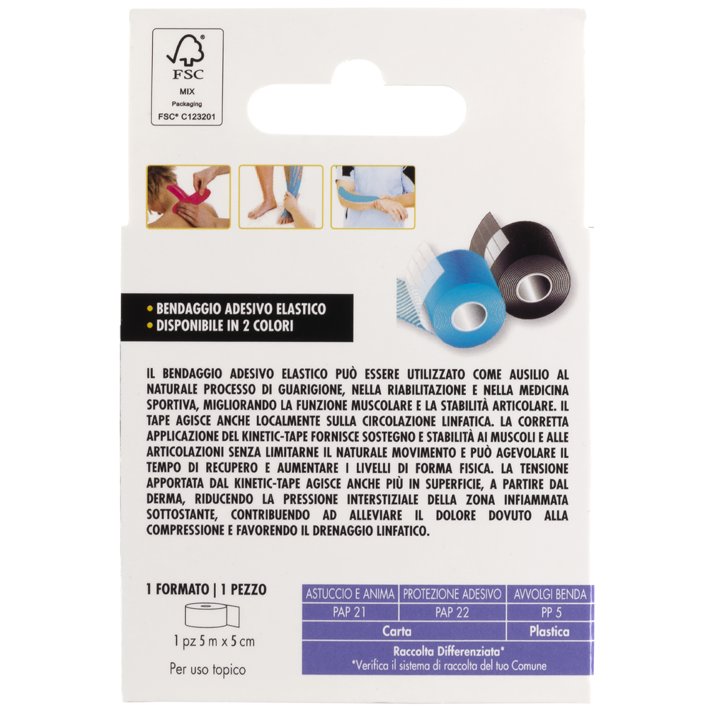 Essere Benessere Kinetik Blu/NEro5mx5cm 1pz, , large