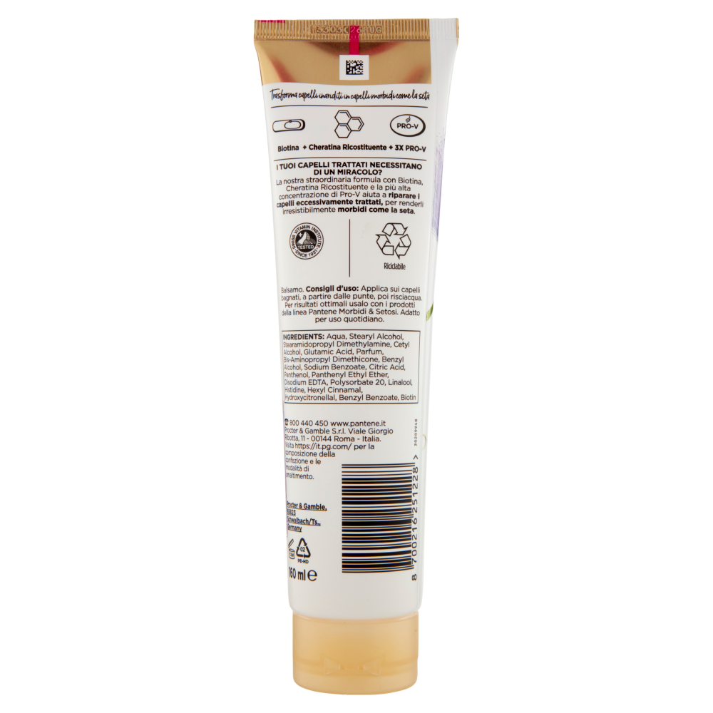 Pantene Pro-V miracles Morbidi & Setosi Balsamo 160 ml, , large