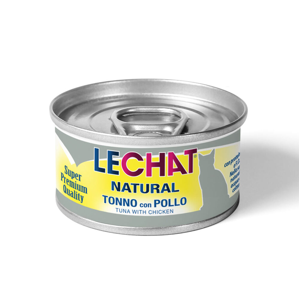 LeChat Natural Tonno con Pollo 80 g,  LeChat Natural Tonno con Pollo 80 g, , large
