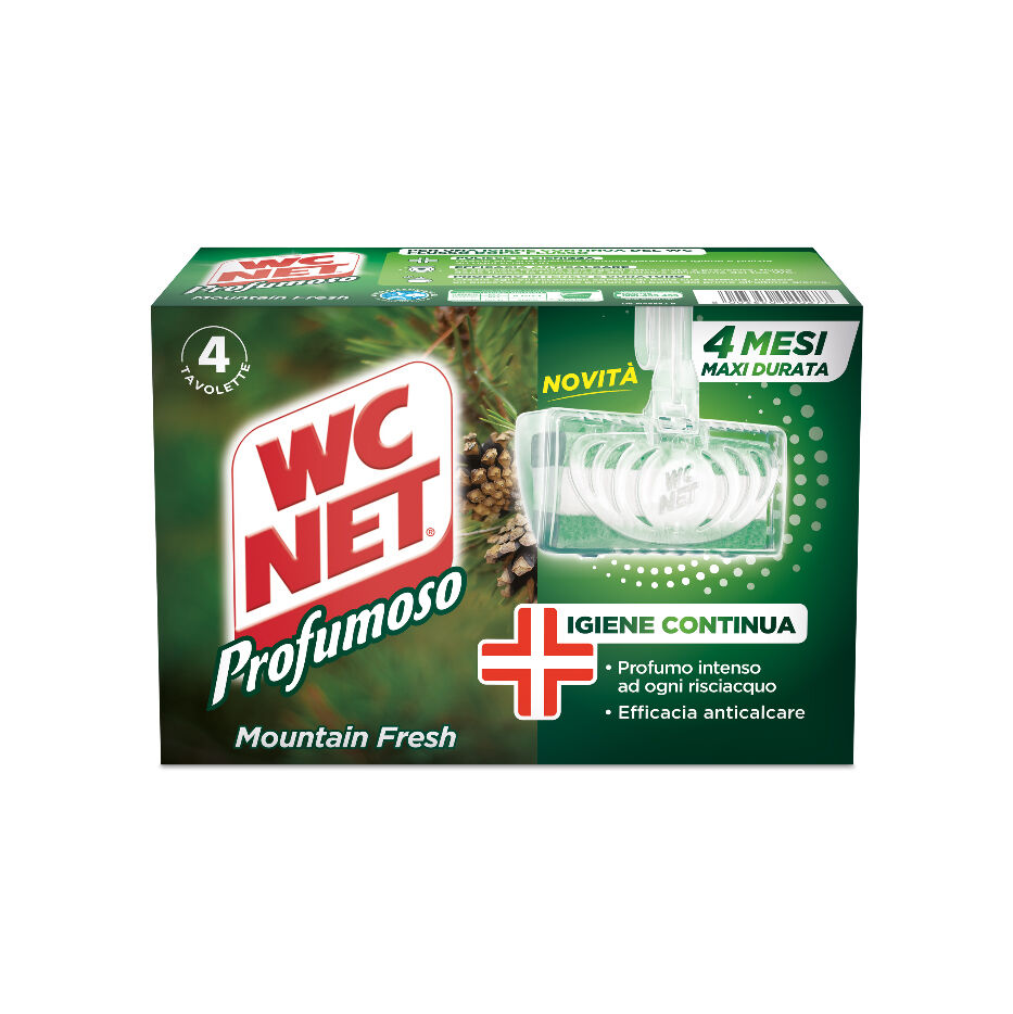 Wc Net Tavoletta Mountain Fresh 4 Pezzi - -