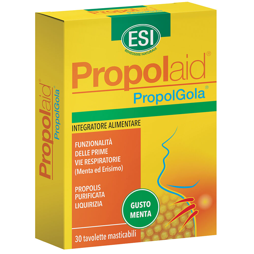 Propolaid Propolgola Masticabile Gusto Menta 30 Tavolette, , large