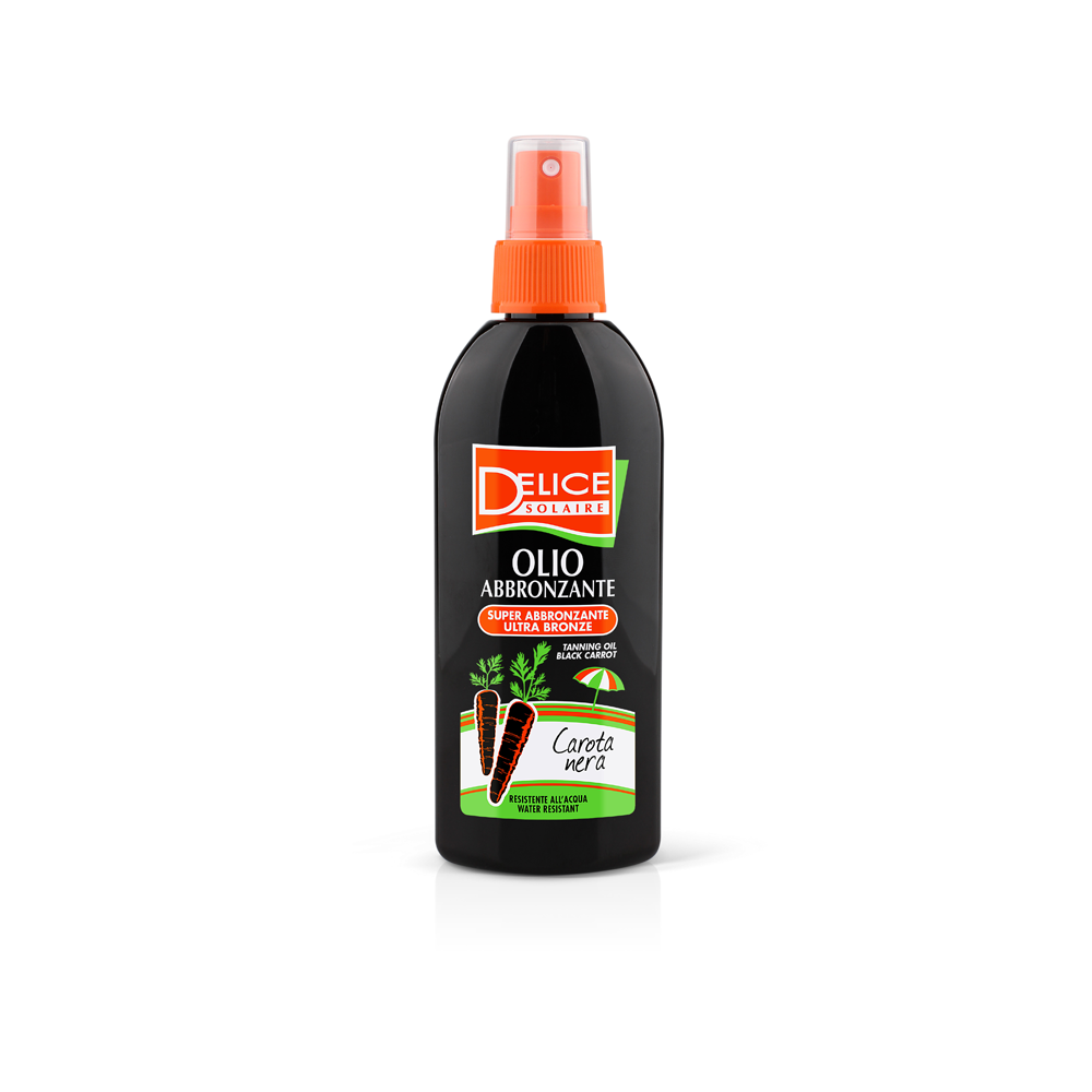 Delice Solaire Olio Abbronzante Carota Nera 150 ml - -