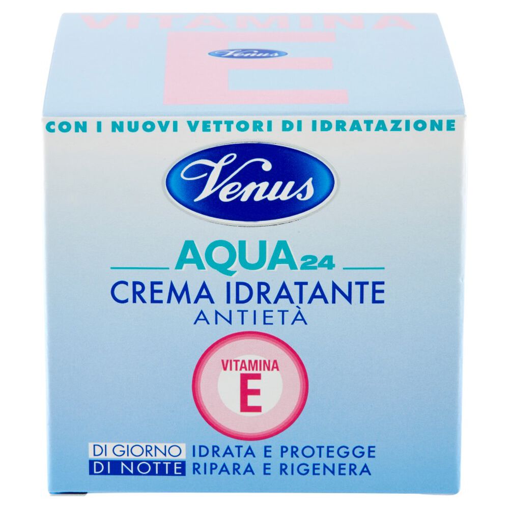 Venus Aqua 24 Crema Idratante Antietà Vitamina E 50 ml, , large