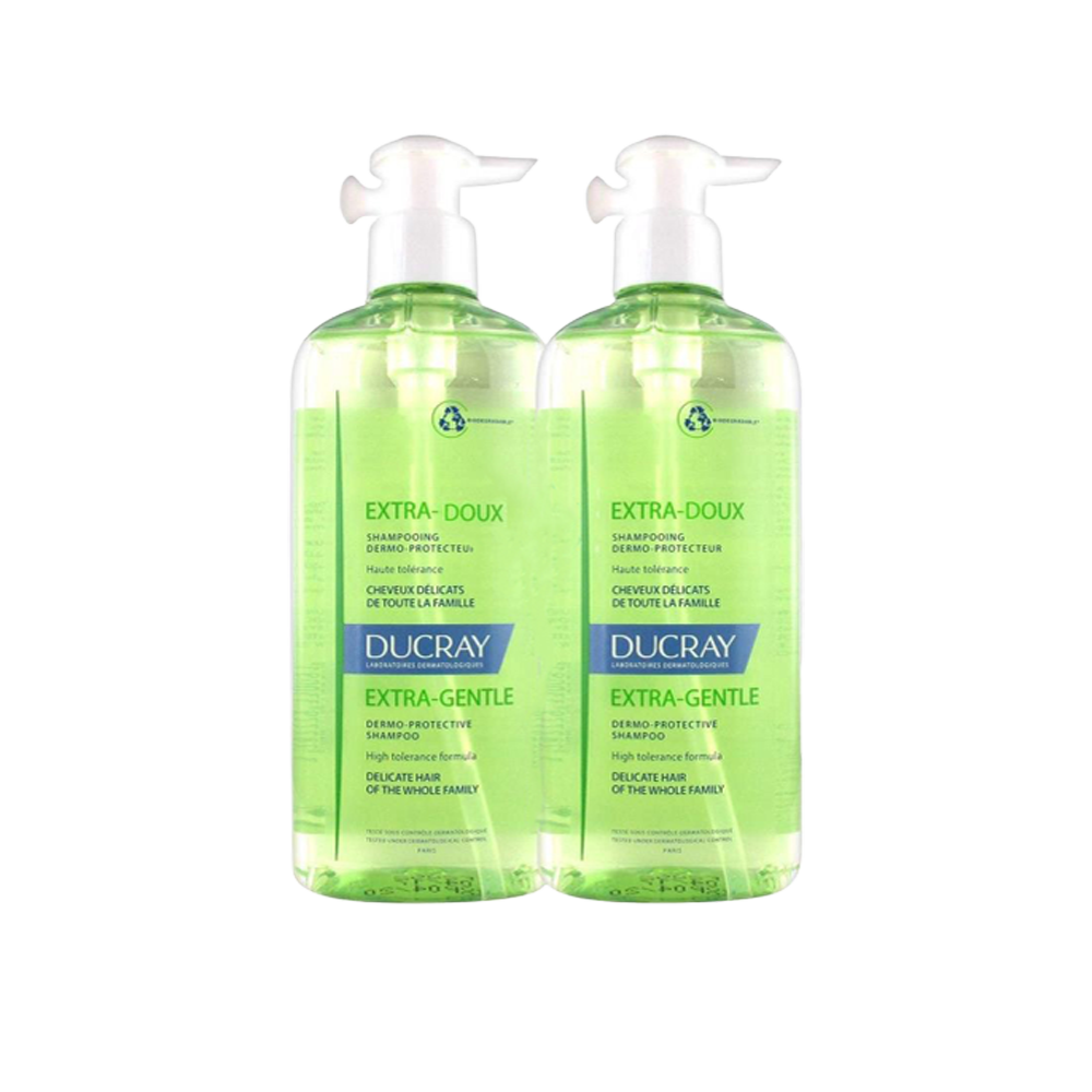 Ducray Extra Delicato Shampoo 2x400ml, , large
