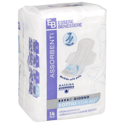 Essere Benessere Assorbenti Sottili Giorno 14 Pezzi