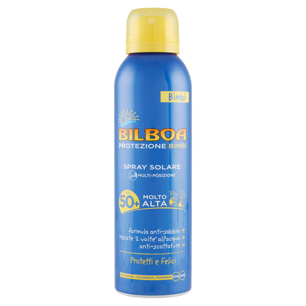 Bilboa Kids Spray Solare Multi-posizione Spf 50+ 150 ml, , large