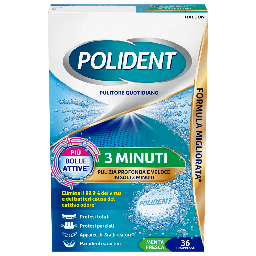 Polident 3 Minuti 36 Compresse, , large