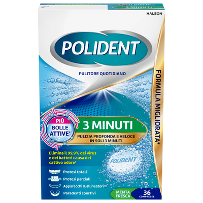 Polident 3 Minuti 36 Compresse