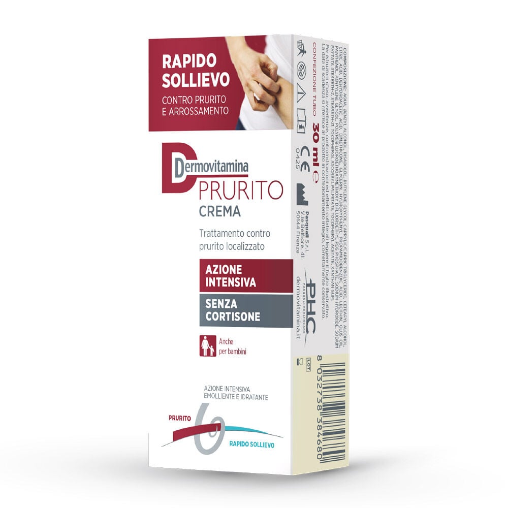 Pasquali Srl Crema Dermovitamina Prurito Cr 30Ml - Immagine 2