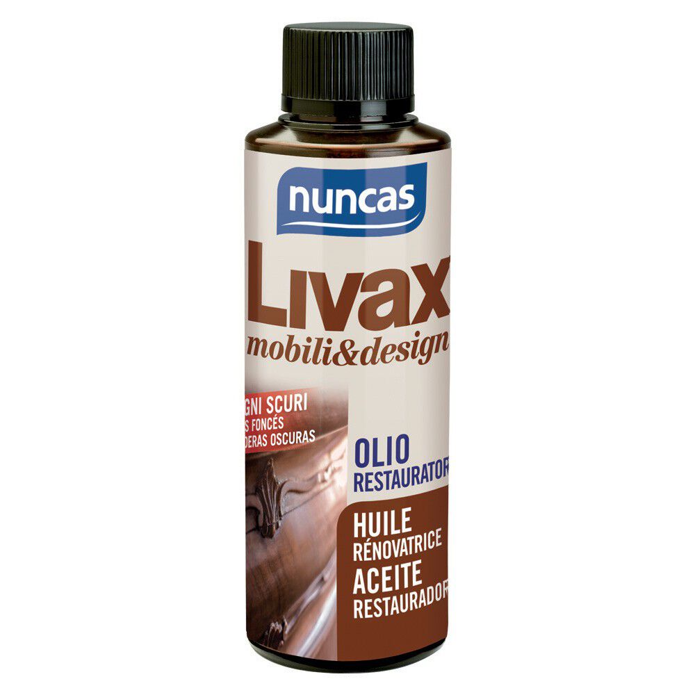 Livax Olio Restauratore Legni Scuri 120 ml, , large