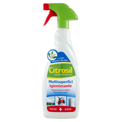 Citrosil Home Protection Detergente Multisuperfici Igienizzante Tea Tree, 650 ml
