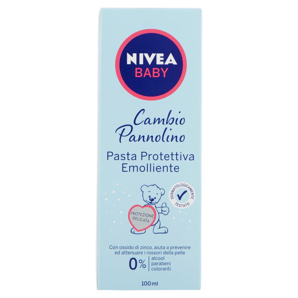 Nivea Baby Cambio Pannolino Pasta Protettiva Emolliente 100 ml, , large