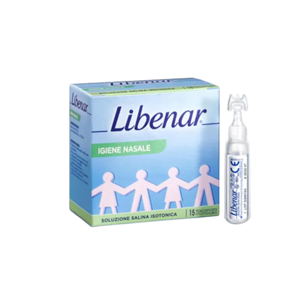 Libenar Soluzione Fisiologica Sterile Naso e Occhi 16 Flaconi - -