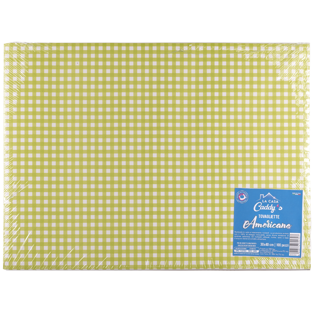 Caddy's Tovaglietta Americana 30x40 100 Pezzi, , large