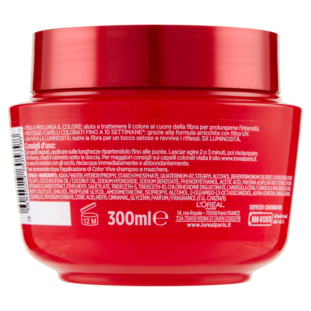 Elvive Color Vive Maschera Protezione Colore 300 ml, , large