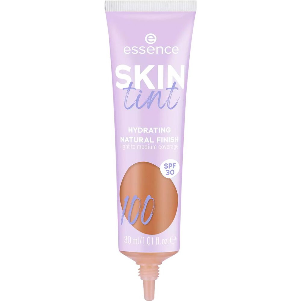 Essence Fondotinta Skin Tint 100 &ndash; Hydrating Natural Finish 30 ml, , large
