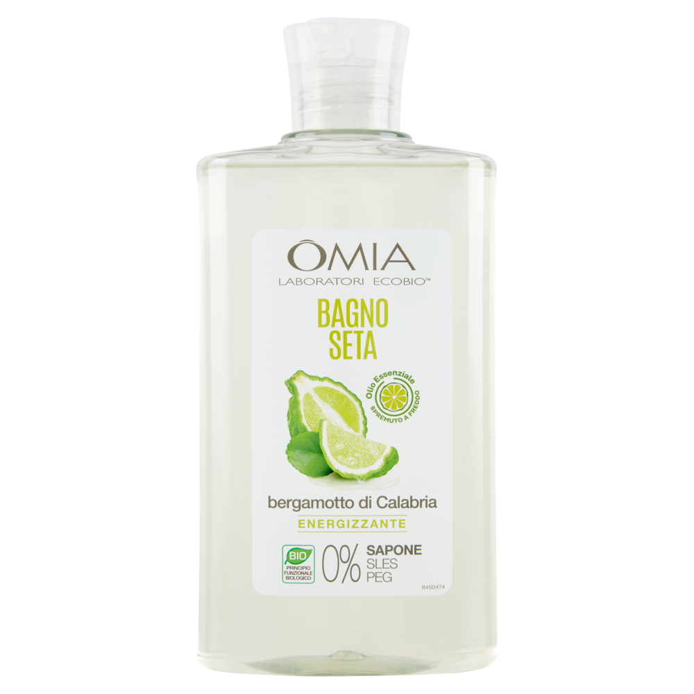 Omia Laboratori Ecobio Omia Bagno Seta bergamotto di Calabria Energizzante 400 ml, , large