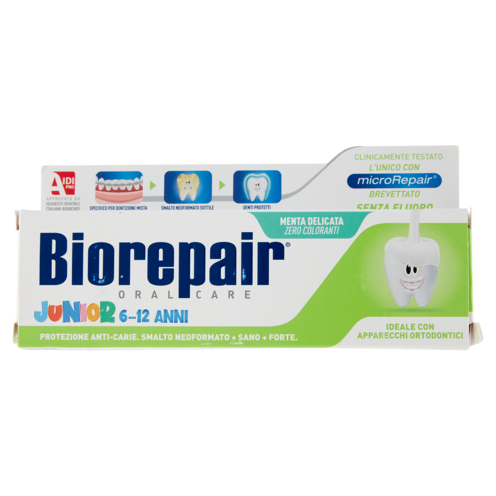Biorepair Junior 6-12 anni Dentifricio 75 ml, , large