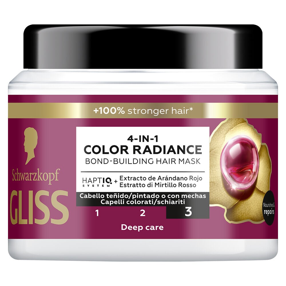 Gliss Maschera 4-in-1 Color Radiance 400 ml - -