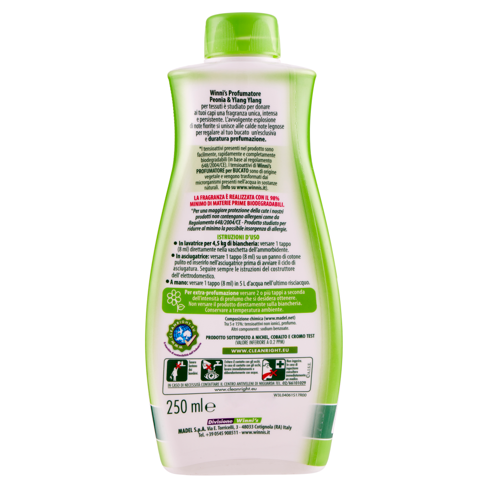 Winni's Naturel Profumatore per Bucato Peonia & Ylang Ylang 250 ml, , large