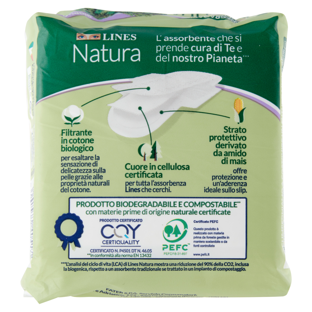 Lines Natura Giorno con Ali 12 Assorbenti, , large