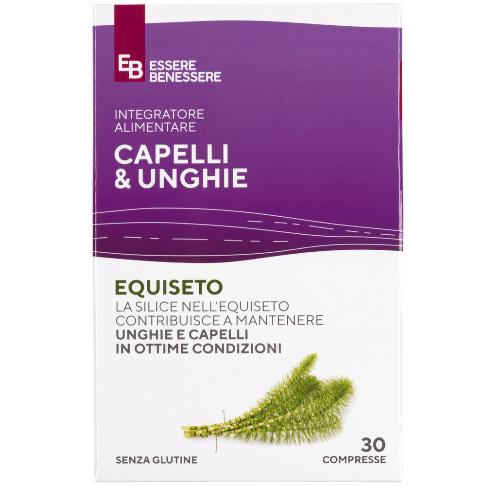 Essere Benessere Integratore Capelli & Unghie 30 Compresse, , large