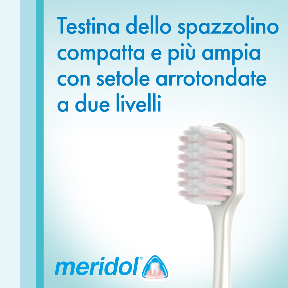 Meridol Spazzolino Protezione Completa Gengive Morbido, , large