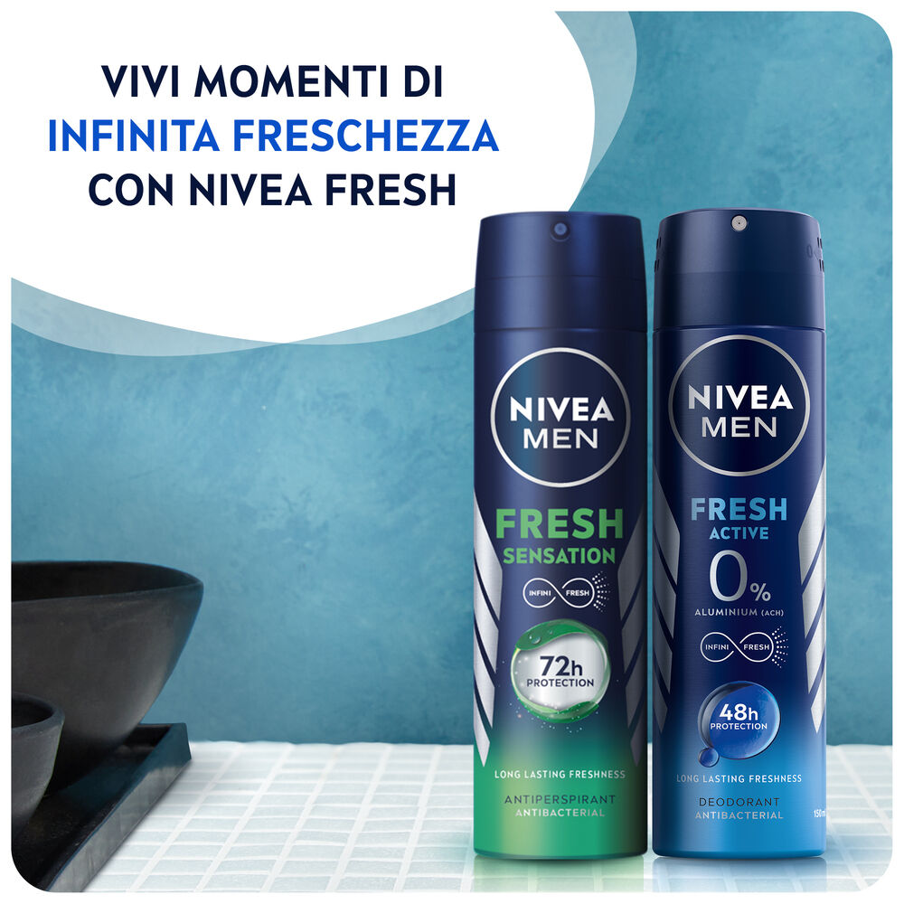 Nivea Men Fresh Active Deodorant 150 ml, , large