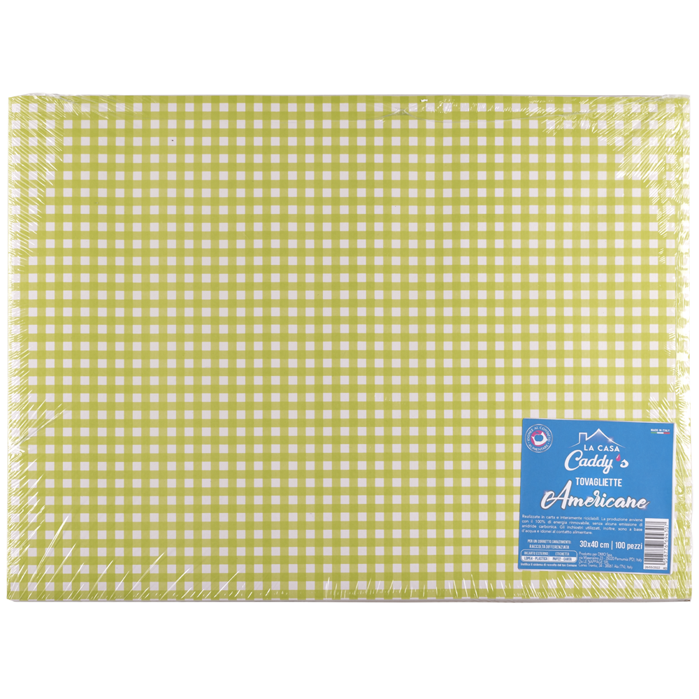 Caddy's Tovaglietta Americana 30x40 100 Pezzi, , large