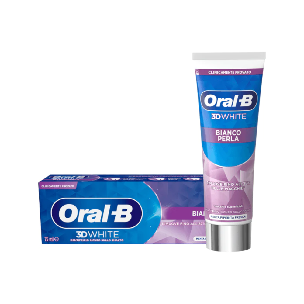 Oral-b 3d White Bianco Perla Dentifricio 75ml, , large